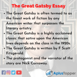 Essay gatsby great cohesive