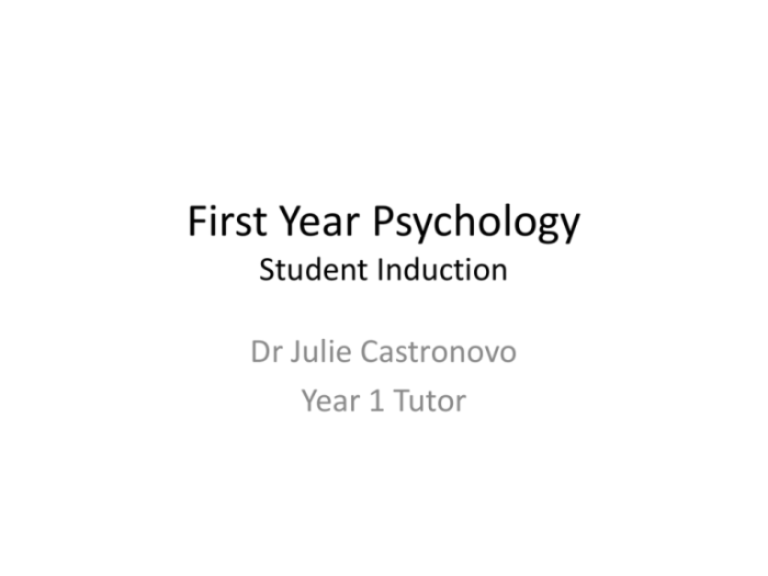 One hundred introductory psychology students