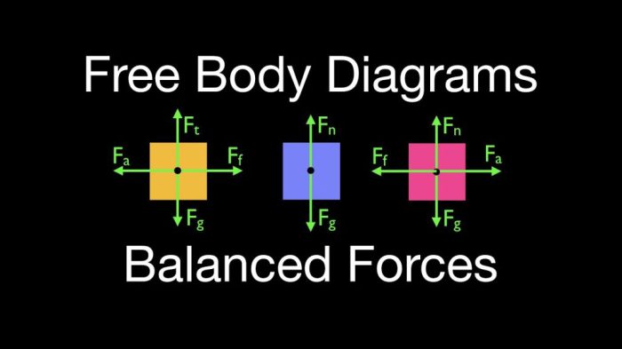 Unbalanced balanced forces force motion diagram science class vs body laws centripetal centrifugal draw shows example objects diagrams object acting